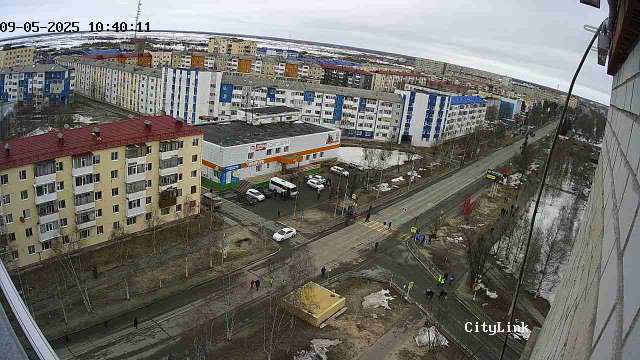 Надым Комсомольская и Ленинградский просп
